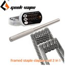 GEEK VAPE - 4 + 4 Pack Framed Staple Clapton Coil F204 2...