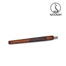 WOOKAH - Wooden Mouthpiece Merbau Brown Leather