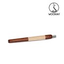 WOOKAH - Wooden Mouthpiece Merbau Beige Leather