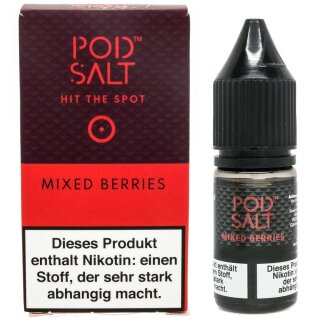 POD SALT - Mixed Berries Nikotinsalz Liquid mit Steuerzeichen 11mg