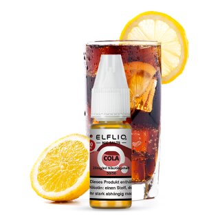 ELFBAR - ELFLIQ - COLA Nikotinsalzliquid 10ml mit Steuerzeichen 10mg