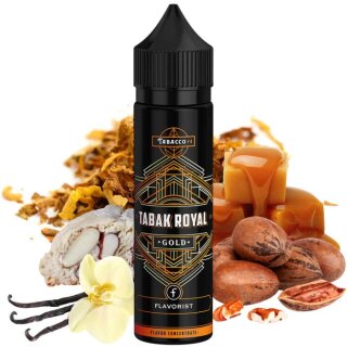 FLAVORIST - TABAK ROYAL GOLD 10ml Longfill Aroma mit Steuerzeichen