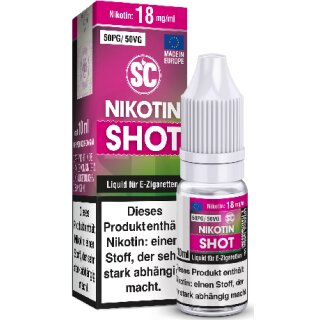 SC - NikotinShot10ml 50PG/50VG mit Steuerzeichen 20mg