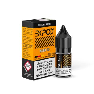 EXPOD - Mango ICE Nikotinsalz Liquid 10ml mit Steuerzeichen 10mg