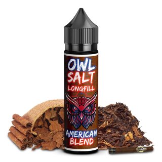 OWL SALT - Longfill Aroma American Blend mit Steuerzeichen