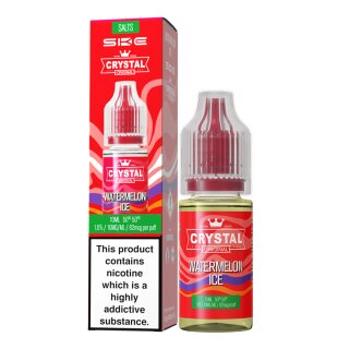 SKE Crystal - Watermelon Ice Nikotinsalzliquid 10ml mit Steuerzeichen