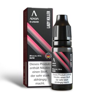 ADALYA - Lady Killer NicSalt 10ml mit Steuerzeichen