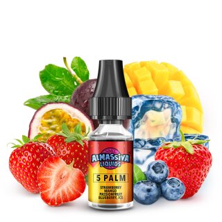 AL MASSVIA - 5 Palm Nikotinsalz Liquid 10ml mit Steuerzeichen